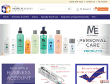 Tablet Screenshot of medicalsupplygroup.com